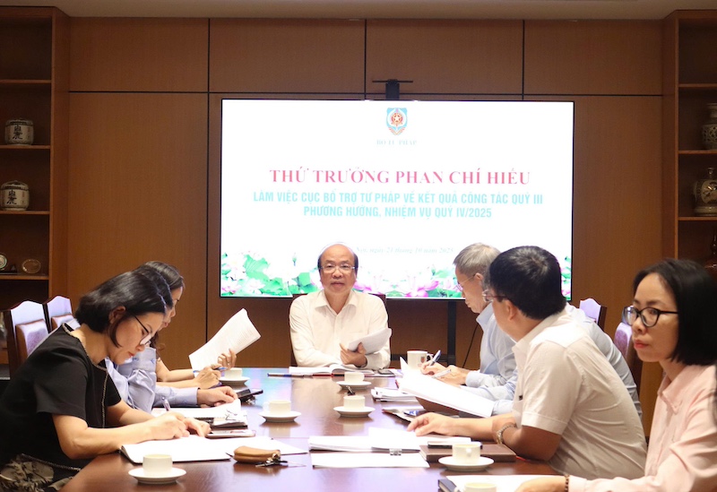 Cục Bổ trợ tư pháp đạt nhiều kết quả tích cực trong công tác quý III/2025